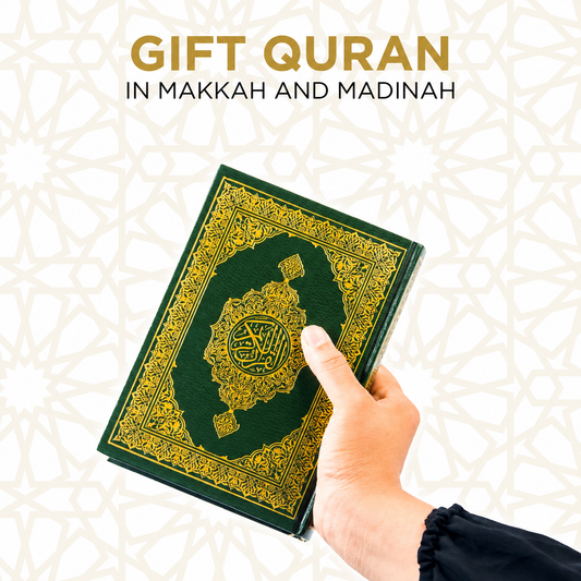 Gift Qurans in Makkah & Madinah.